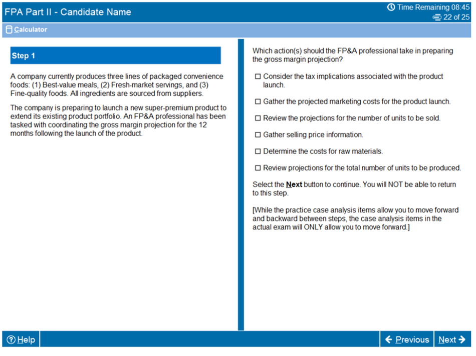 fp&a case study examples